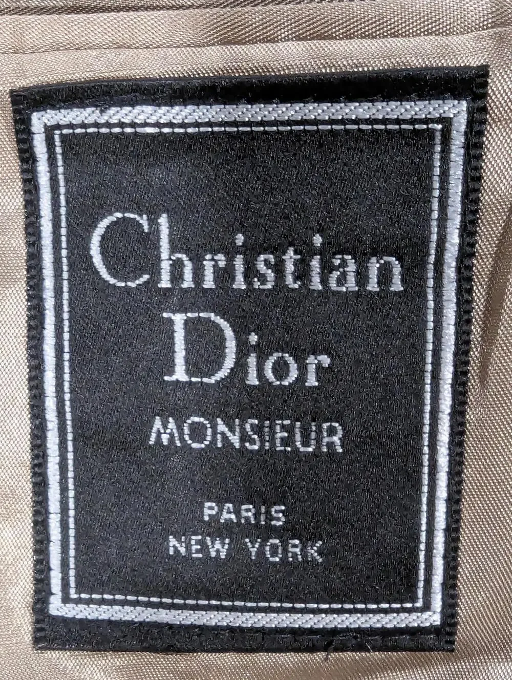 Christian Dior Blazer Mens 46 Green Classic Sport Coat Gold Buttons USA Monsieur